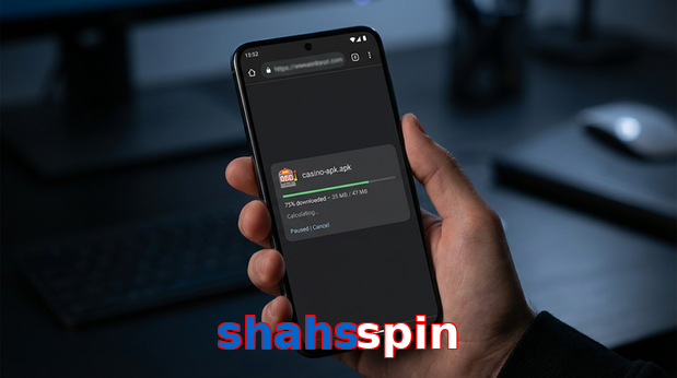 Main screen of Shahsspin apk page for PK players