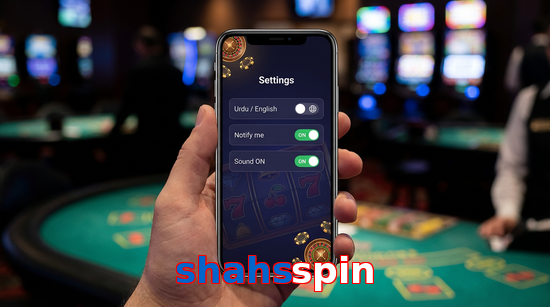 Game list for Shahsspin app section