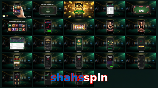 Main screen of Shahsspin bet page for PK players
